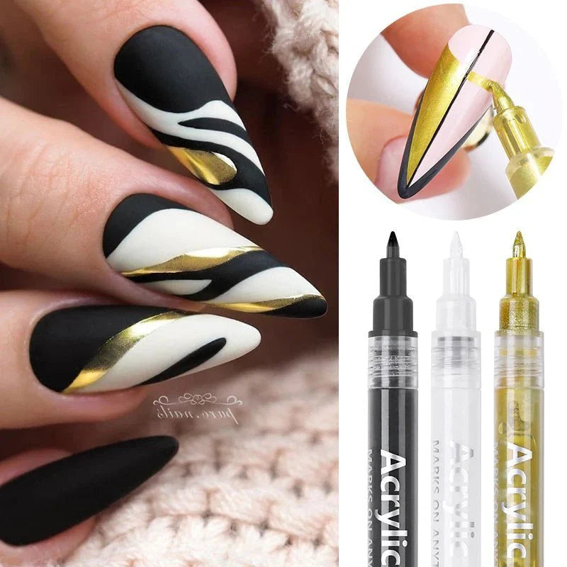 1Set Nail Art Drawing Pen Graffiti Nail