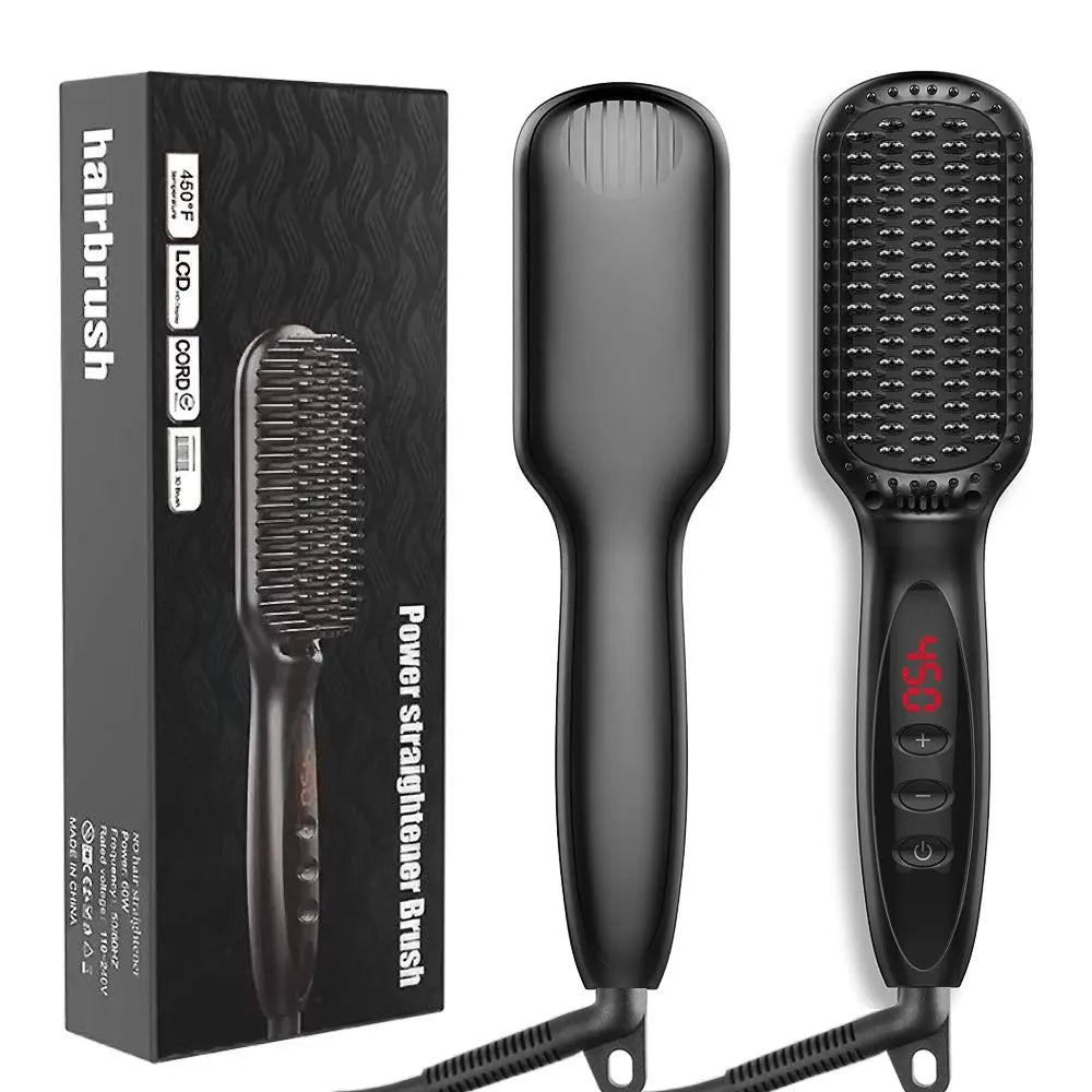 Heating Straightening Comb Hair Straightener