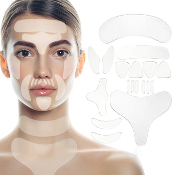 Reusable Silicone Wrinkle Removal Sticker Face