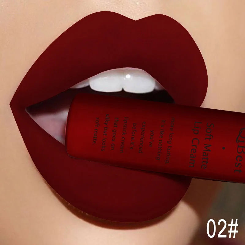 Qibest Sexy Velvet Matte Lip Gloss