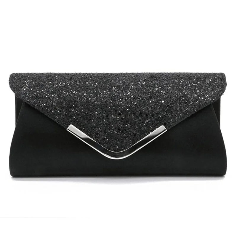 Glitter Sequins Envelope Evening Party Clutch