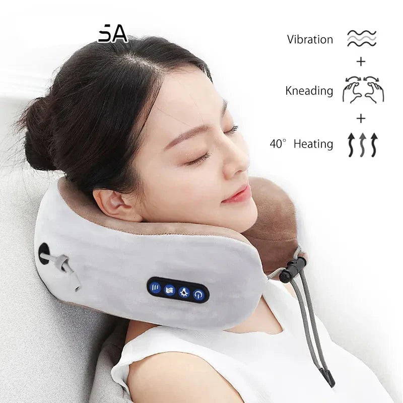 Electric Neck Massager U-shaped Pillow