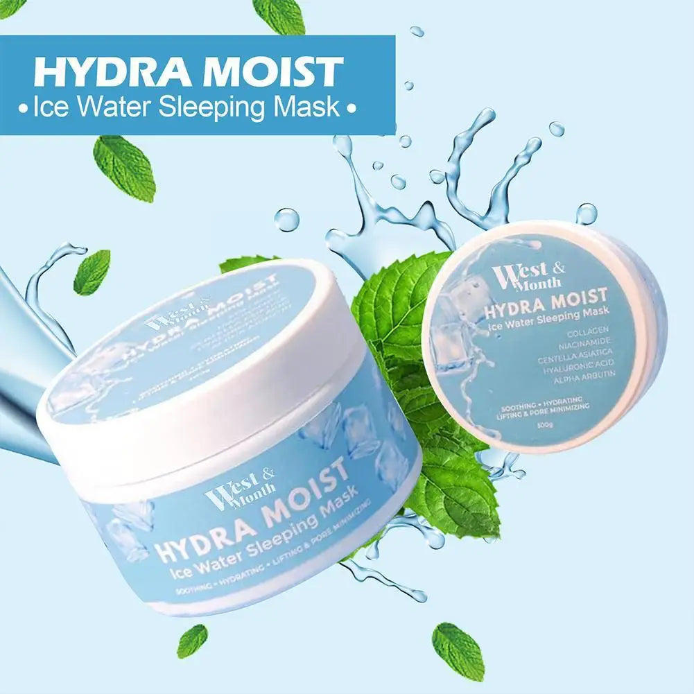 Hydra Moist Ice Water Sleeping Mask Whitening Moisture Facial Care