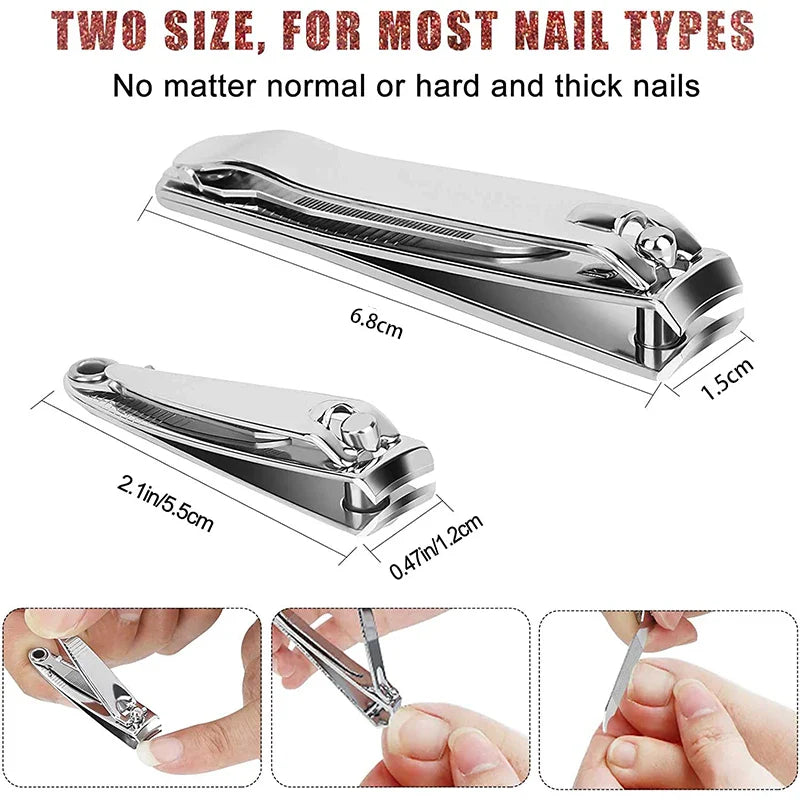 Splash resistant nail clippersknives