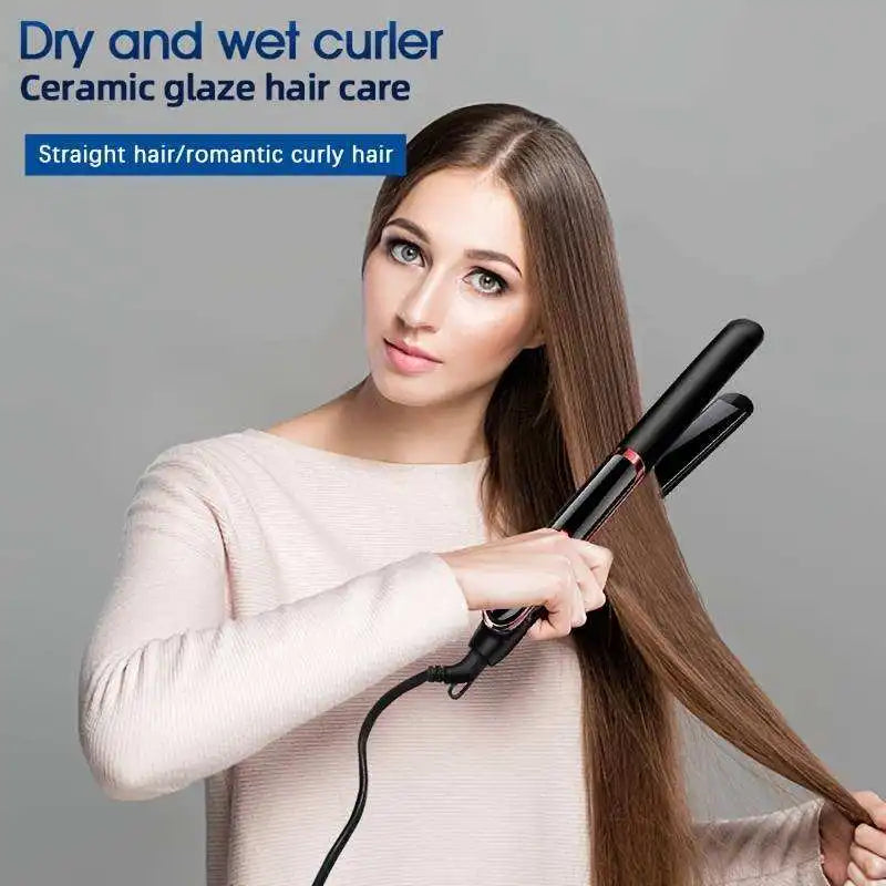 Professional Hair Straightener Ceramic Ionic Fast Heat-Up