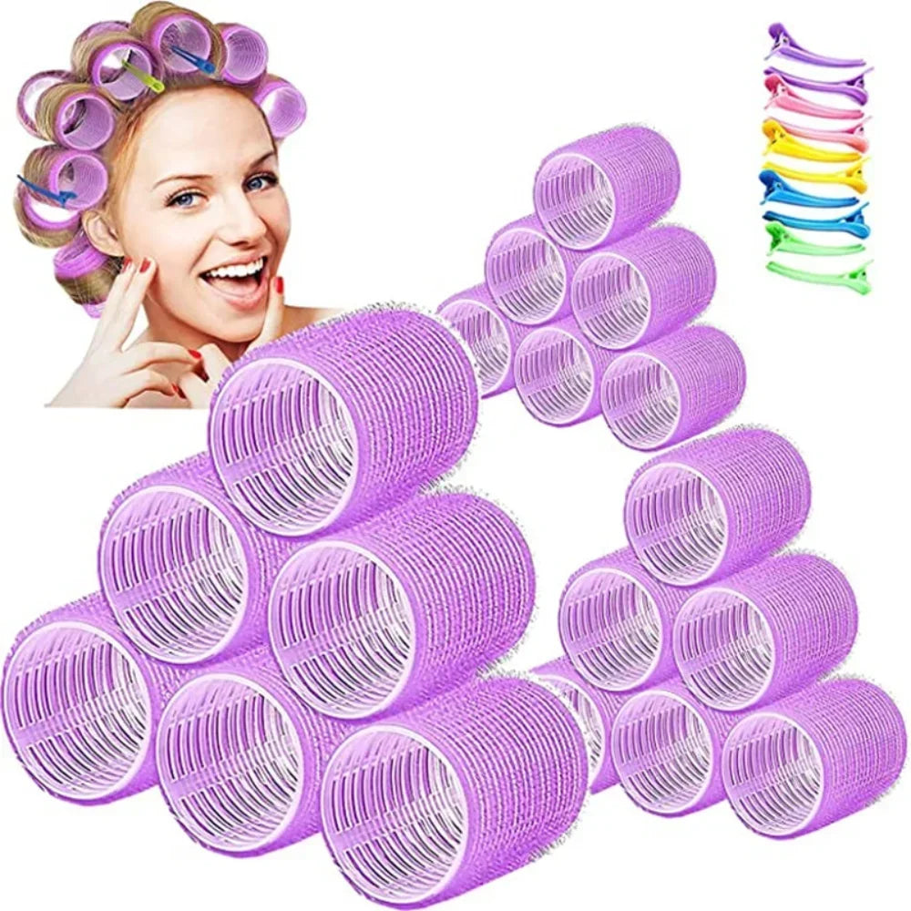 Self-Grip Hair Rollers Heatless Hair Curlers