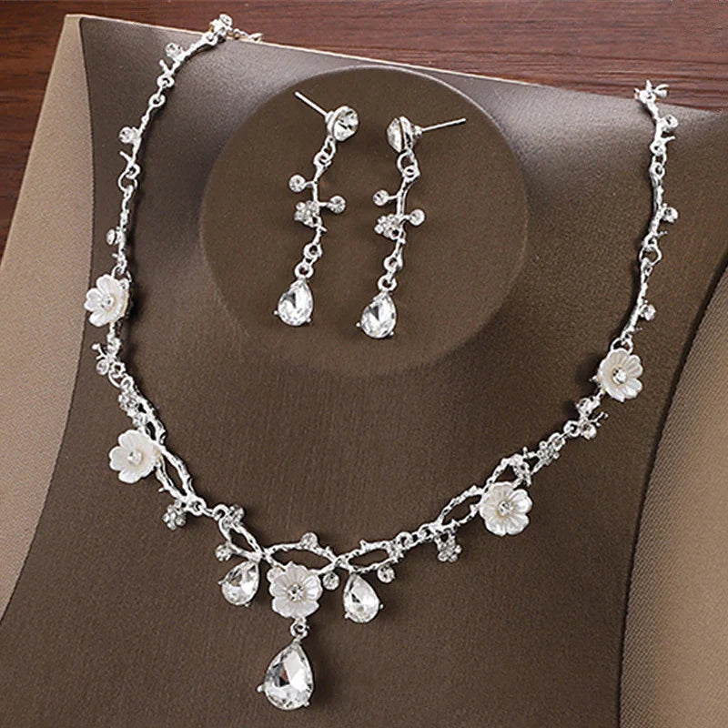 Creative Fashion Flower Crystal Costume Jewelry