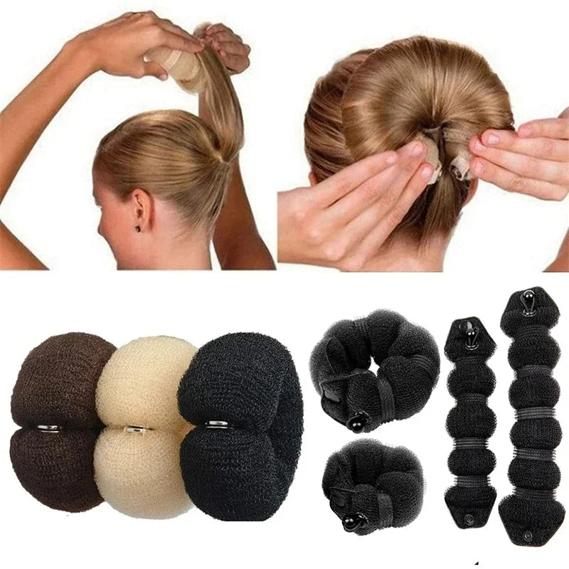 Hair Bun Maker Donut Magic Foam Sponge