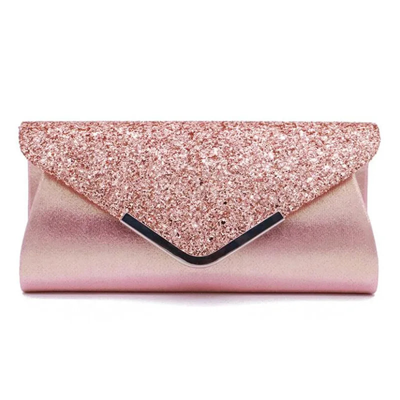 Glitter Sequins Envelope Evening Party Clutch