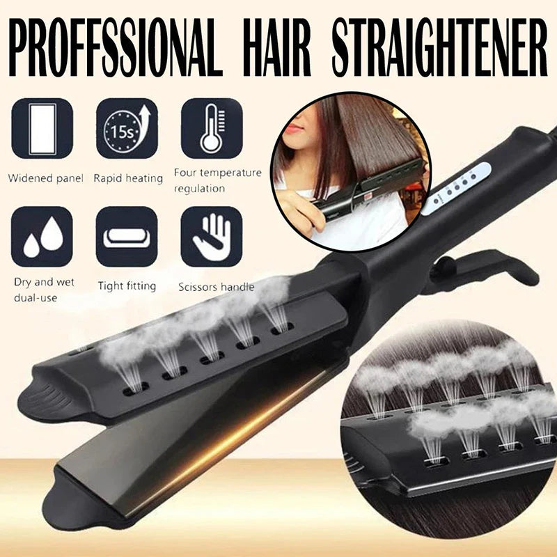 Electric LCD Hair Straightener Ceramic