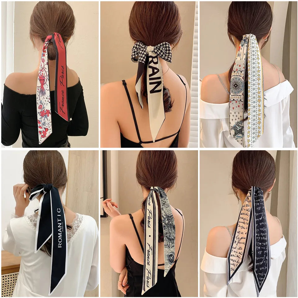 New Fashion Silk Scarf Hair Band